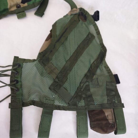 US Army Load Bearing Vest LBV Woodland Camo Tactical Harness Adjustable NEW - Picture 13 of 15